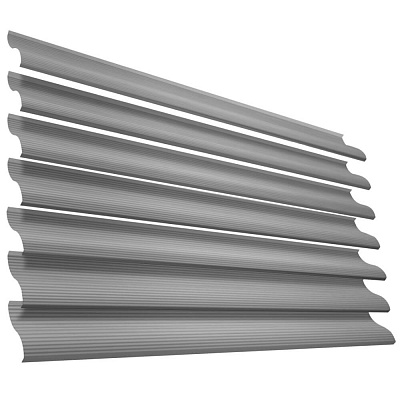 Ламель Еврожалюзи оцинкованная для заборов-жалюзи, пергол