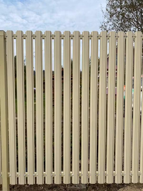 Евроштакетник п-образный 17м RAL1015/1015 Слоновая Кость двусторонний полиэстер