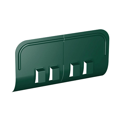 Ограничитель перелива универсальный RAL 6005 Зеленый металлический фото Центр Металлокровли