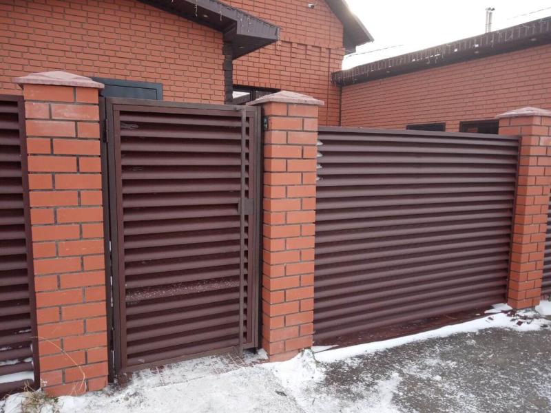 Еврожалюзи 12м RAL8017/8017 Шоколад двусторонний МАТТЕ