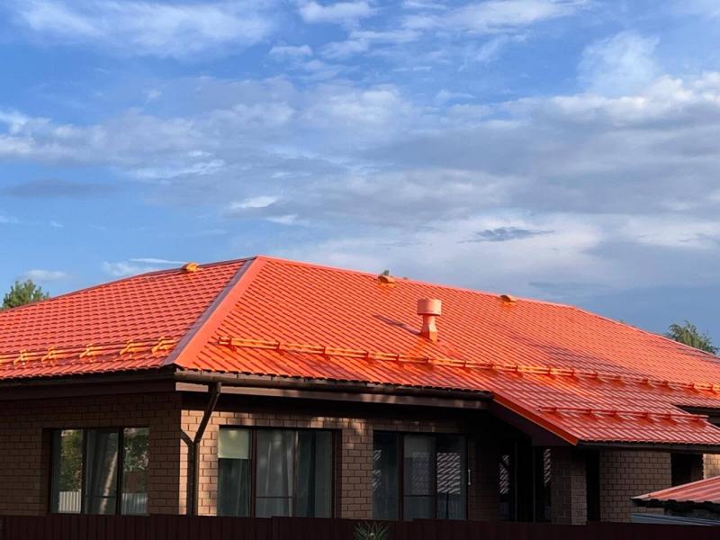 Металлочерепица Каскад RAL2004 Апельсин Полиэстер