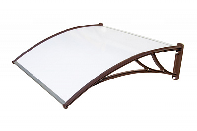 StopRain Козырек молочный (КК-Пбл) (150х93х28) см фото Центр Металлокровли