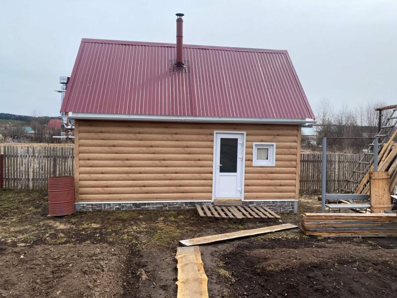 Металлосайдинг Блок-Хаус Клен Светлый SteelArt