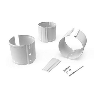 Держатель трубы на кирпич d 90 мм RAL9003 OSNO