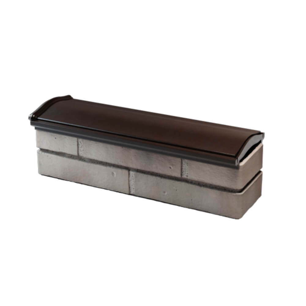 Парапет ZKING MONBLAN 170х510х50мм Коричневый с посадкой на 0.5 кирпича (130мм) фото 2