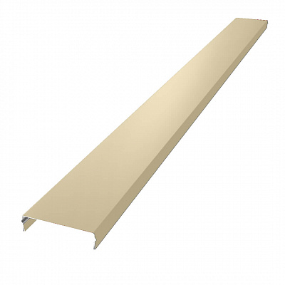 Ламель Металлопланкен ВСТАВКА 100мм на 20мм RAL1015 Слоновая Кость