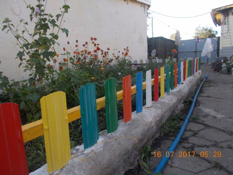 Евроштакетник 8м Нарядный Палисадник Полиэстер