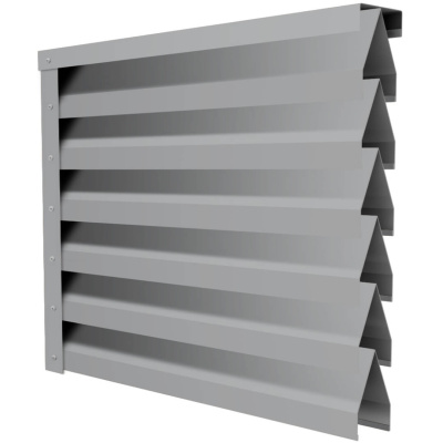 Ламель Реснички RAL7004 Серый двустороннего забора