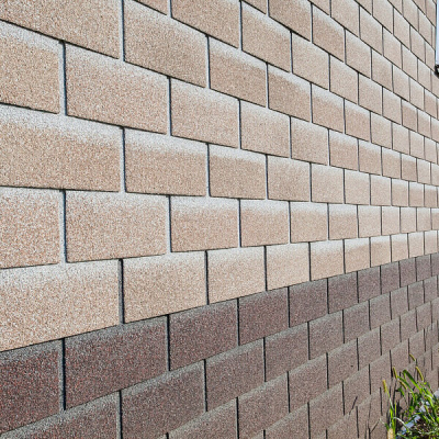 Фaсадная плитка Hauberk коллекция Кирпич цвет Античный на фасаде дома фото 2